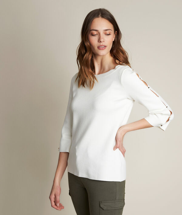 Darwin ecru pullover | 1-2-3 Darwin ecru pullover PhotoZ | 1-2-3