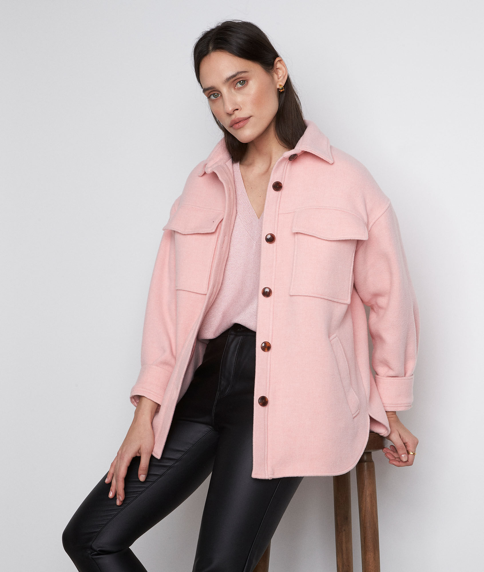powder pink jumper