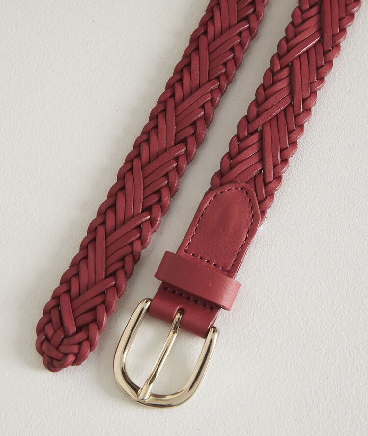 Atresse grenadine braided belt strawberry.
