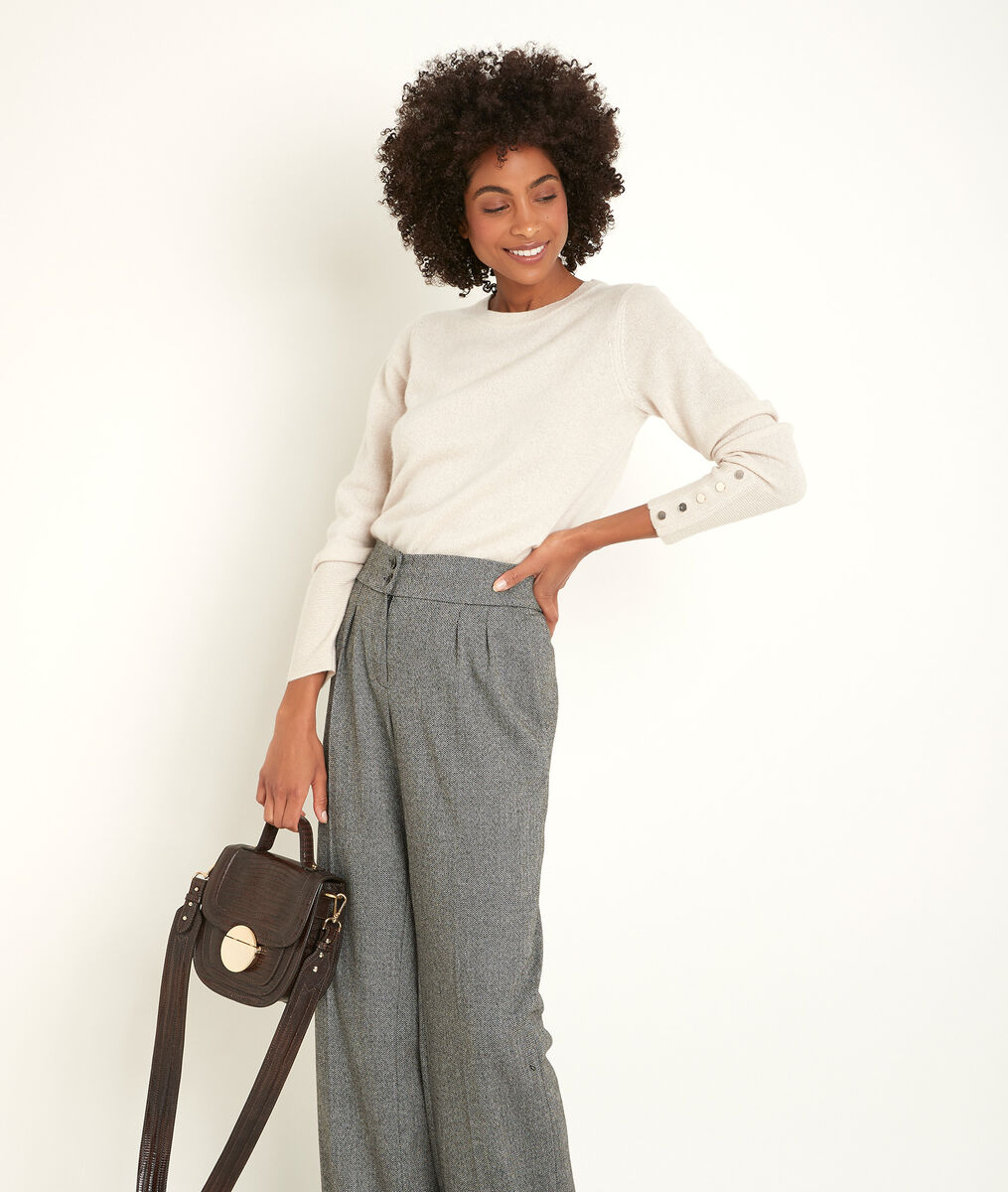 River powder cashmere pullover | 1-2-3 River powder cashmere pullover PhotoZ | 1-2-3