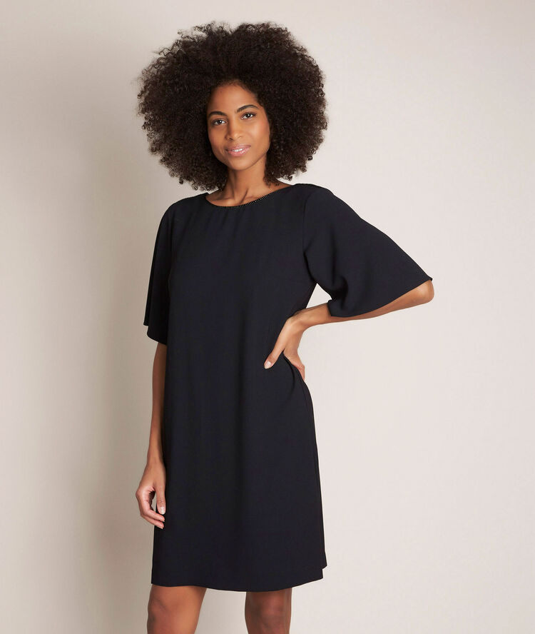 Celia straight black dress black.