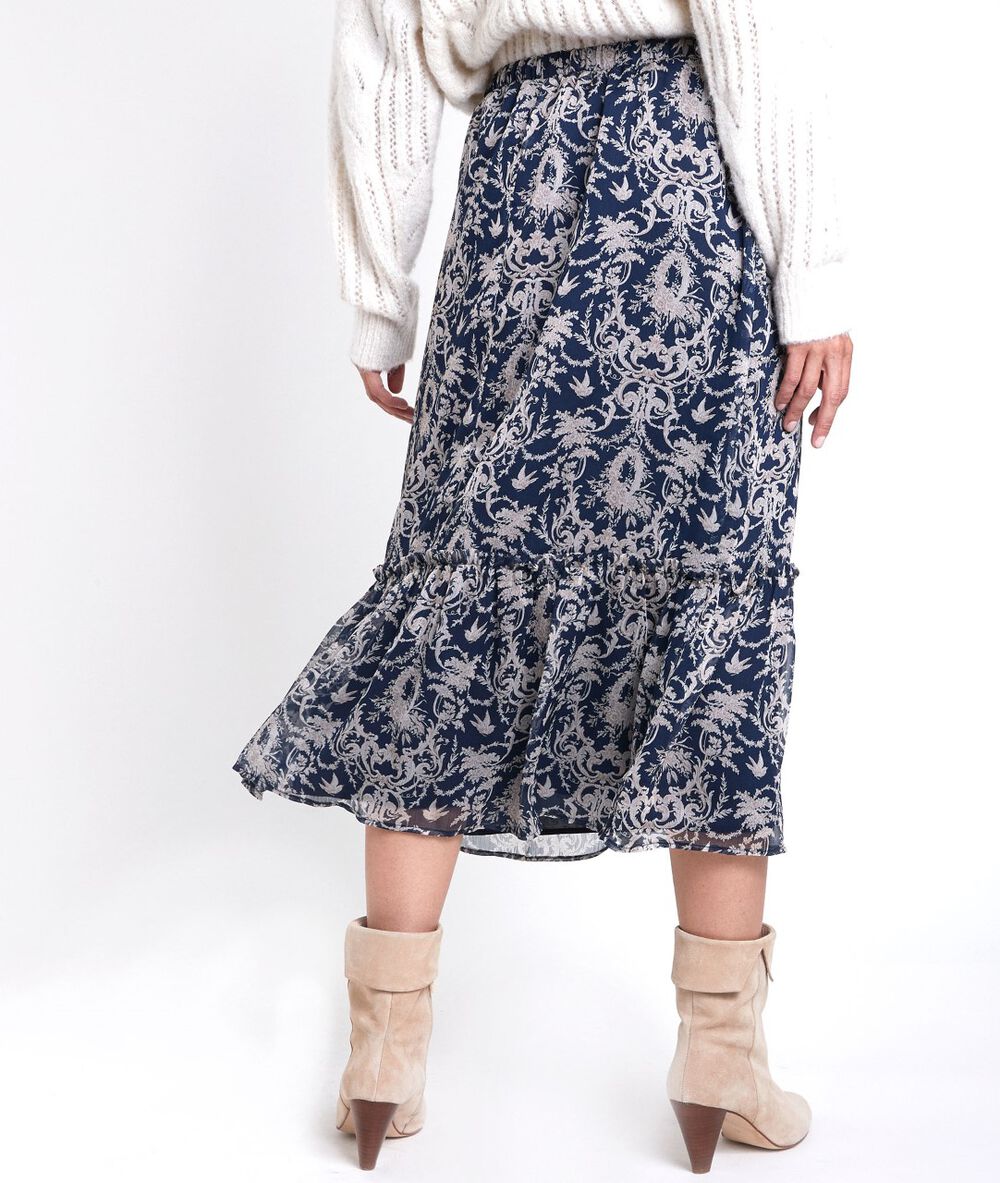 Gao printed maxi dress marine.
