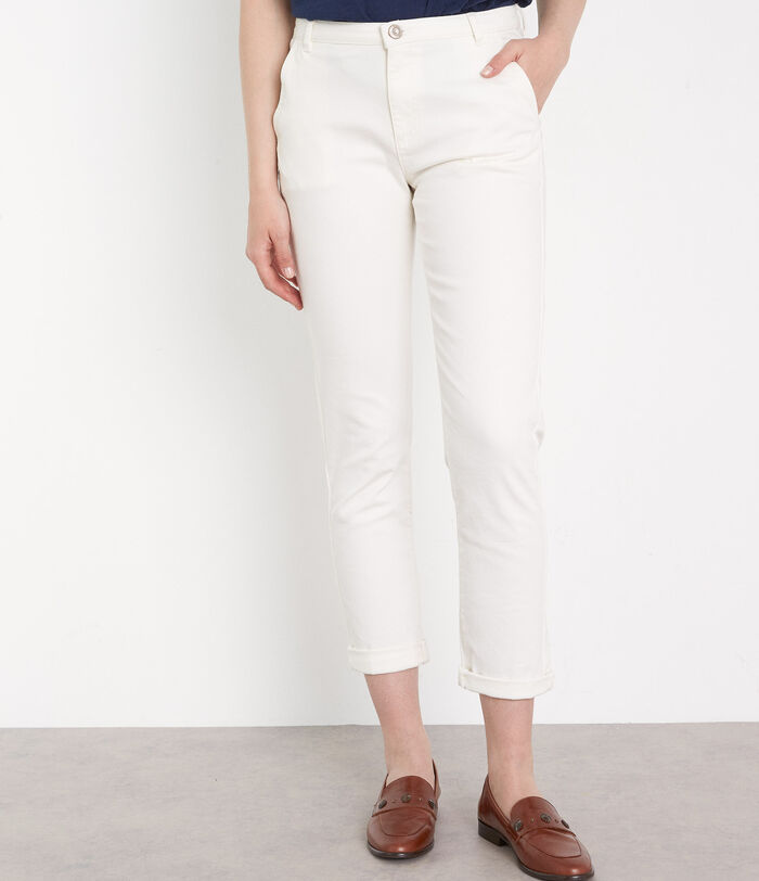Francis off-white cotton jeans  PhotoZ | 1-2-3