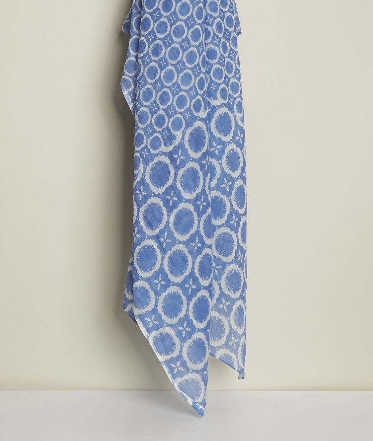 Constantinople printed scarf blackcurrant.