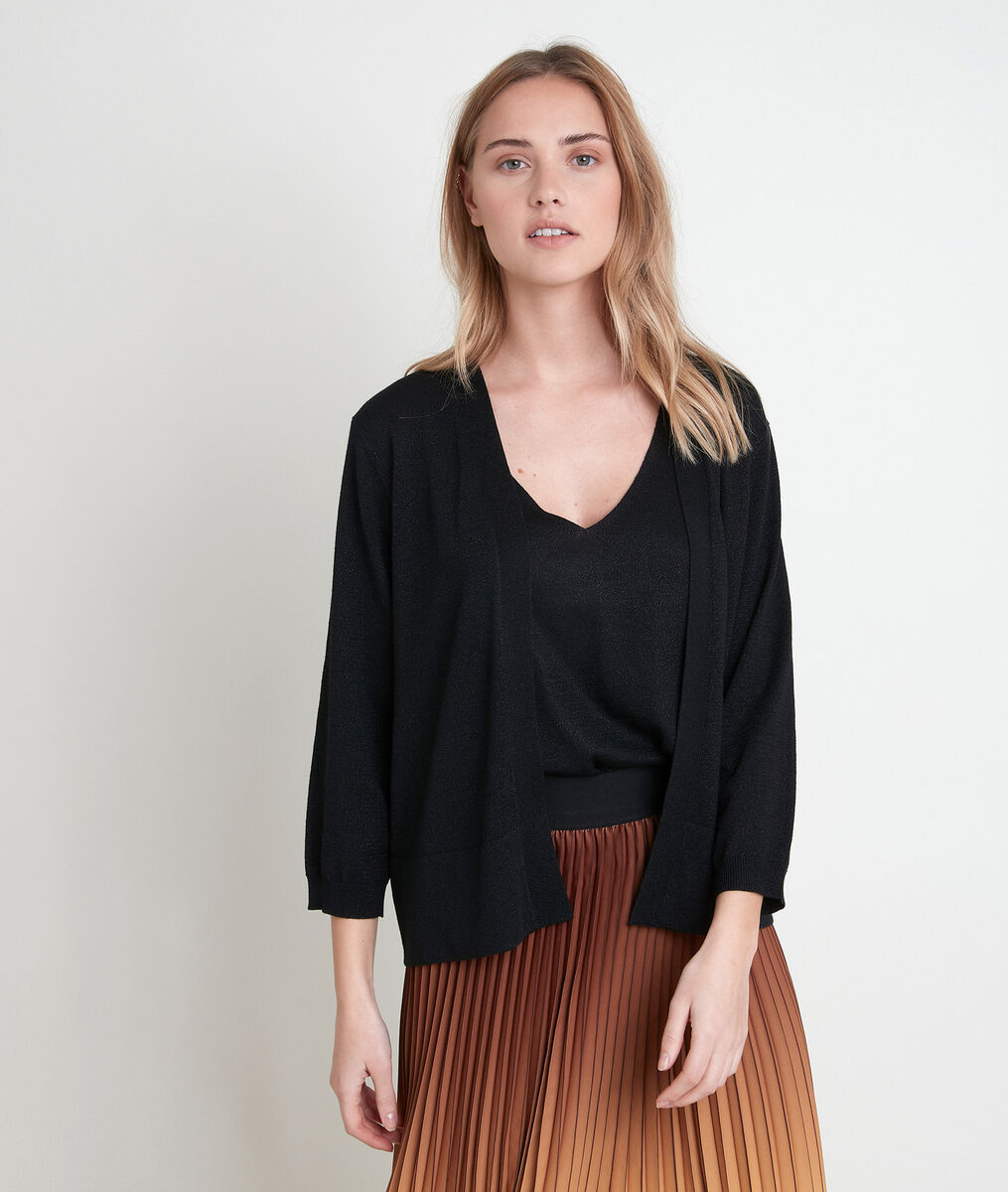 ALIZEE BIS fine black cardigan | 1-2-3 ALIZEE BIS fine black cardigan PhotoZ | 1-2-3