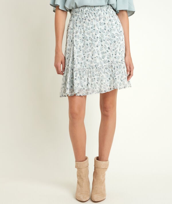 Gaelle short printed skirt | 1-2-3 Gaelle short printed skirt PhotoZ | 1-2-3