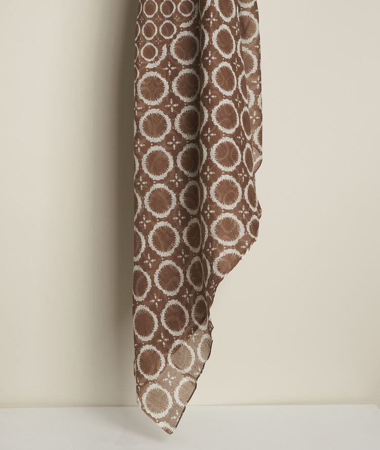 Constantinople printed scarf guava.