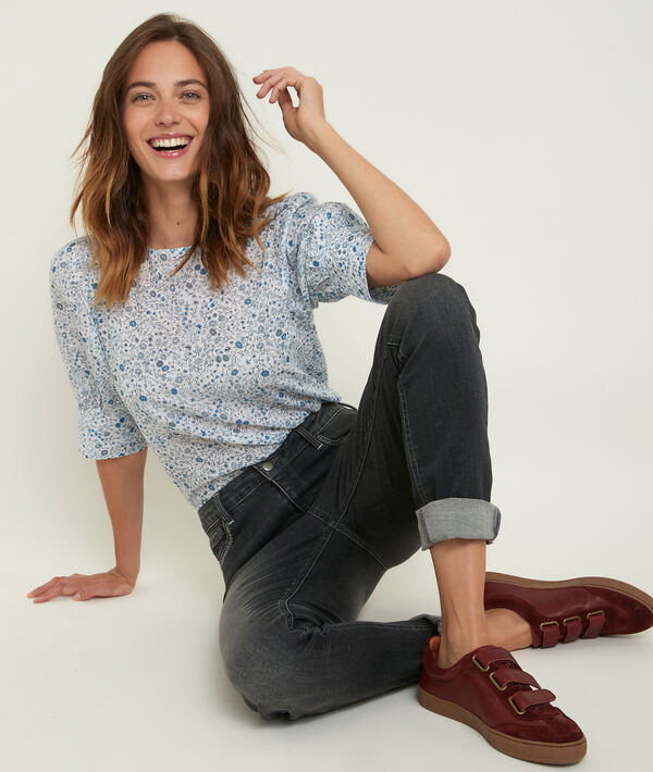 Davallia print top | 1-2-3 Davallia print top PhotoZ | 1-2-3