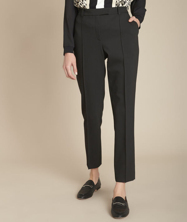 Elypse black straight-leg trousers | 1-2-3 Elypse black straight-leg trousers PhotoZ | 1-2-3