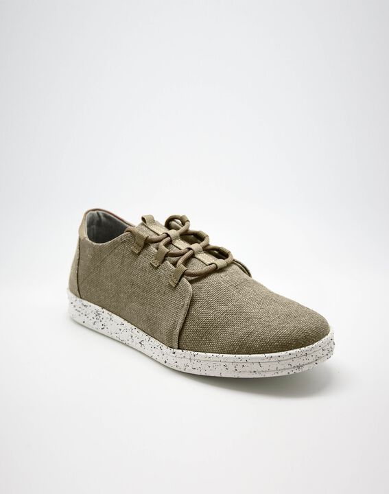 Ötzi sand colour canvas trainers | 1-2-3 Ötzi sand colour canvas trainers PhotoZ | 1-2-3