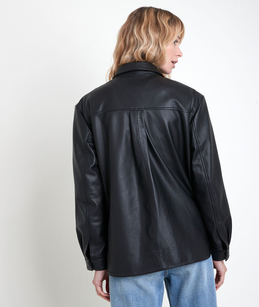 Poppy black over-shirt noir.