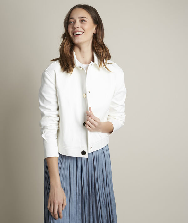 Lola snap-fastened cotton jacket | 1-2-3 Lola snap-fastened cotton jacket PhotoZ | 1-2-3