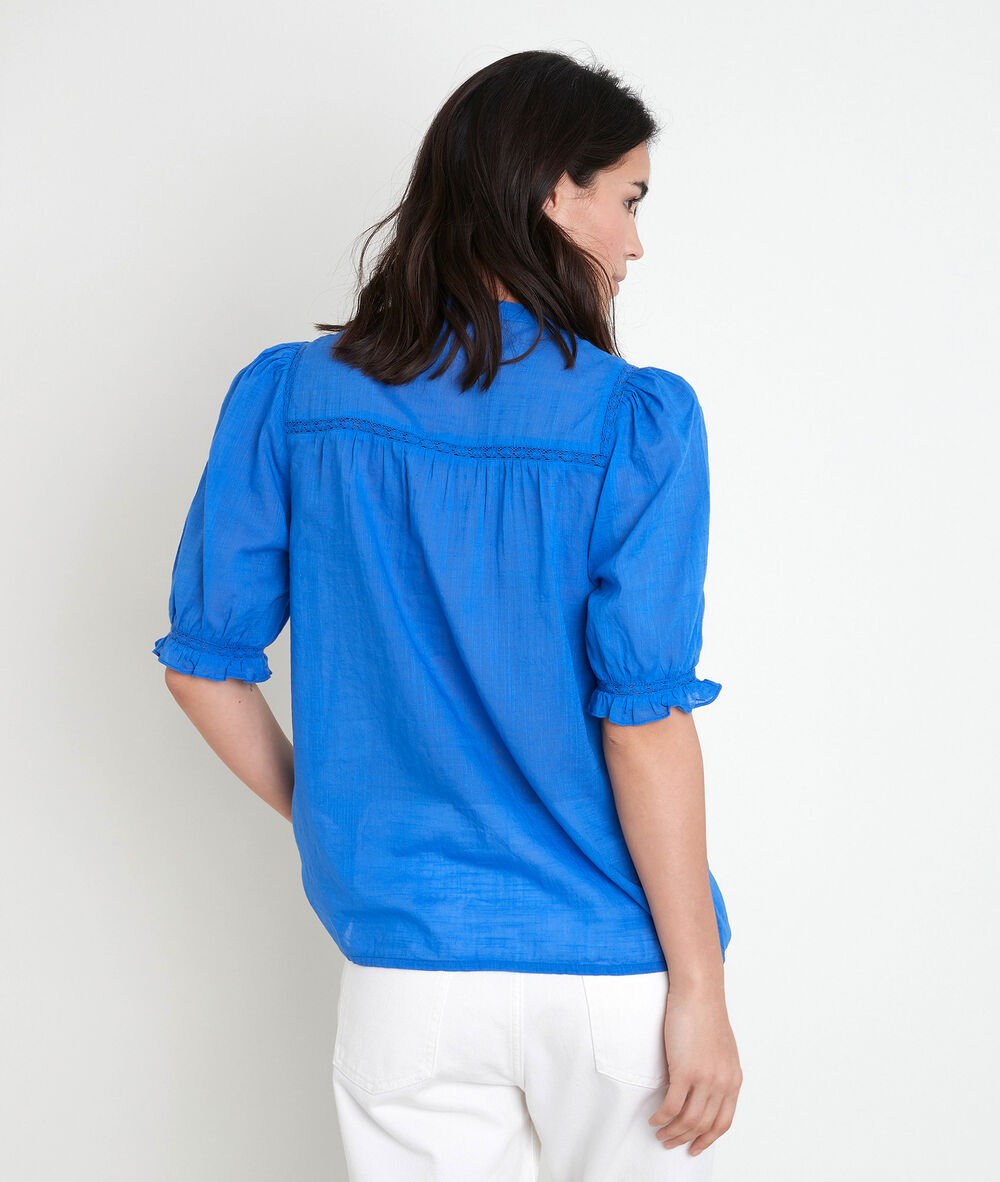Tal cotton forget-me-not blouse myosotis.
