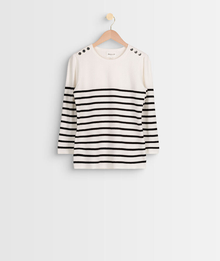 Raya sailor pullover blanc.
