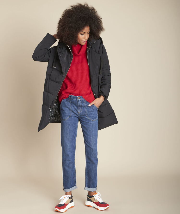 Serge, the comfort-fit raw boyfriend jeans dark indigo.