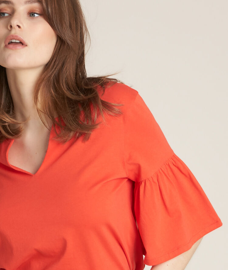 Ralph ruffle t-shirt poppy.