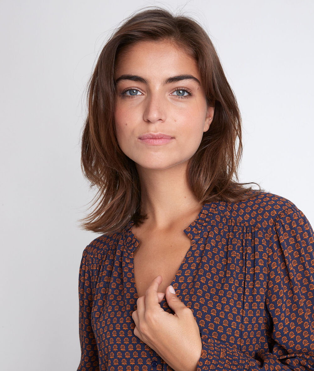 Jamie printed blouse marine.