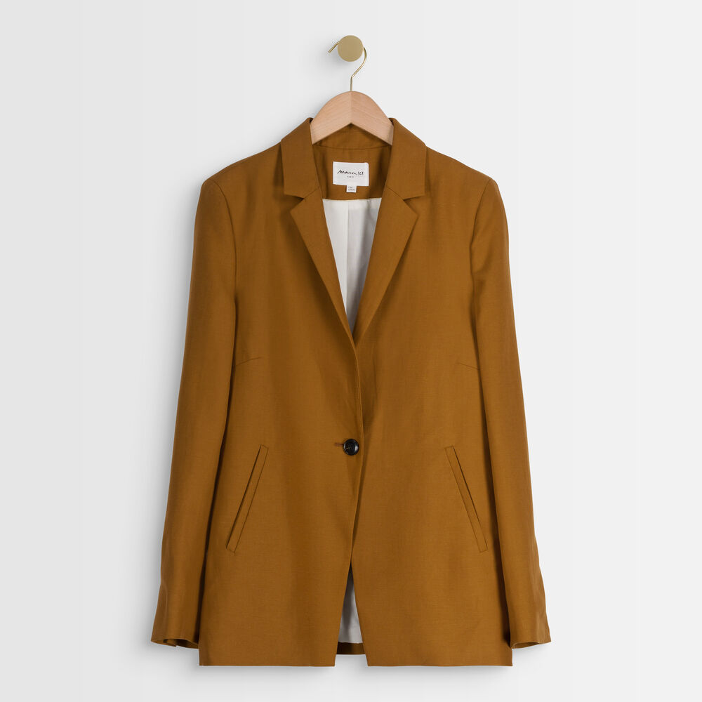 Tily havana tencel jacket tabac.