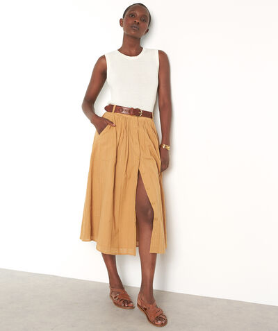 Dina honey cotton maxi skirt  PhotoZ | 1-2-3