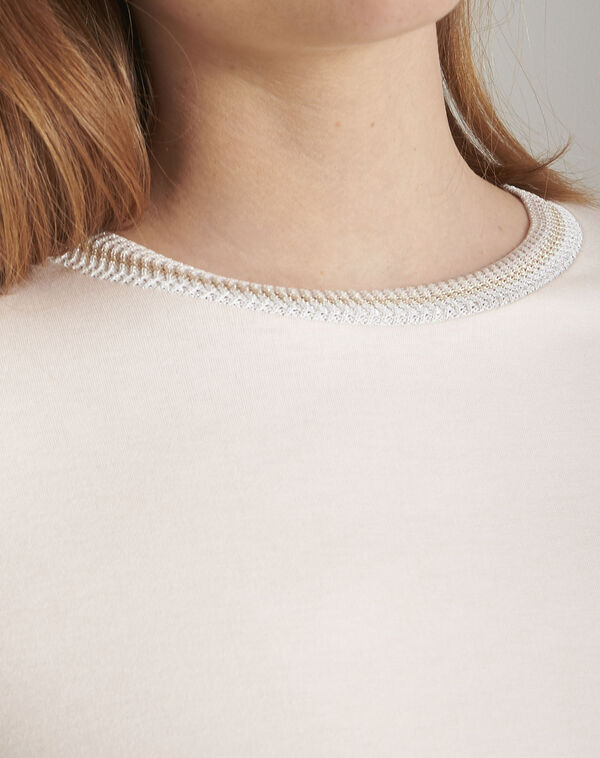 Proove powder pink t-shirt with ribbon details powder.