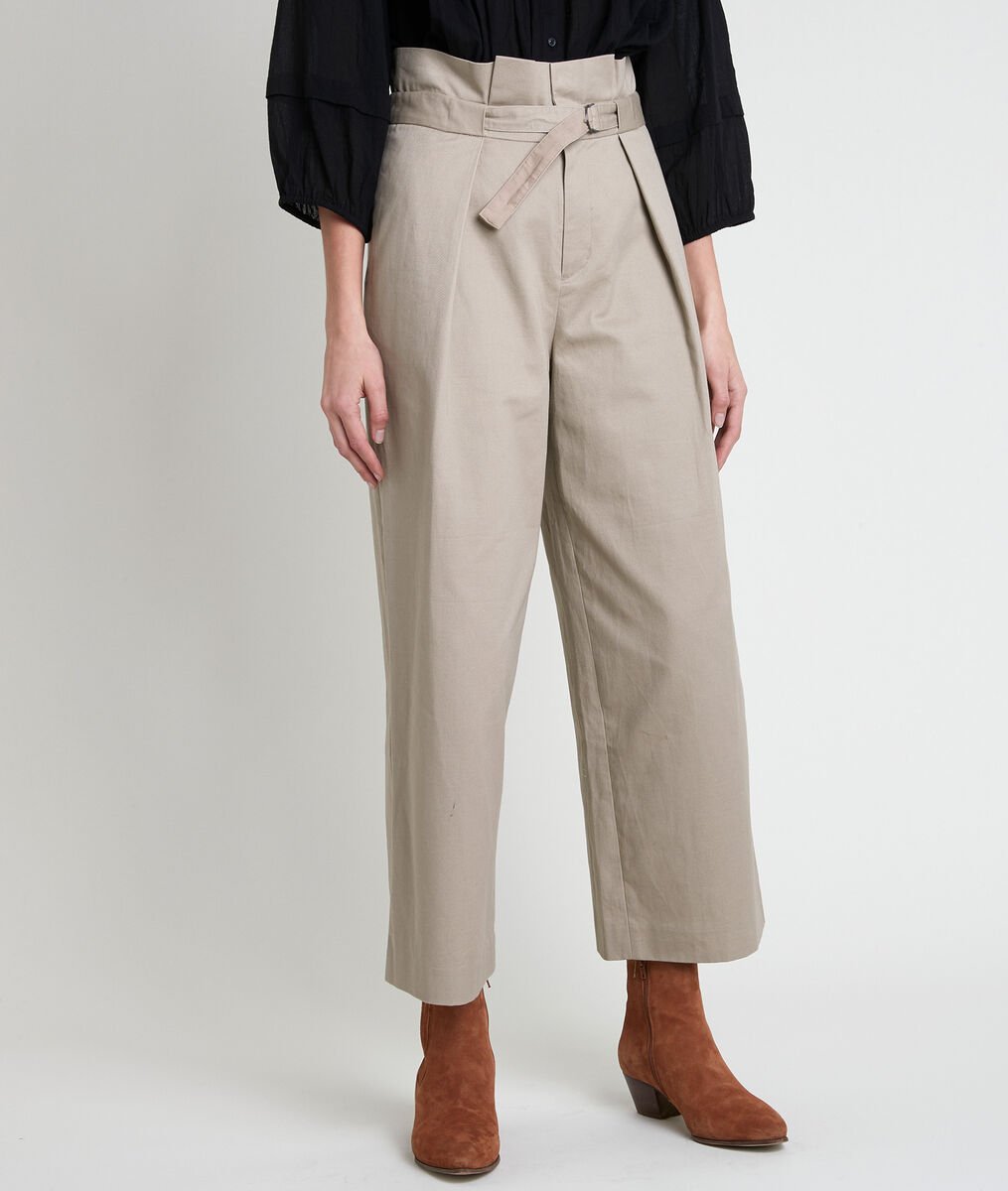 Flore wide-legged beige trousers | 1-2-3 Flore wide-legged beige trousers PhotoZ | 1-2-3