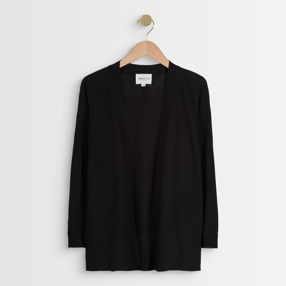 Alizee bis fine black cardigan noir.