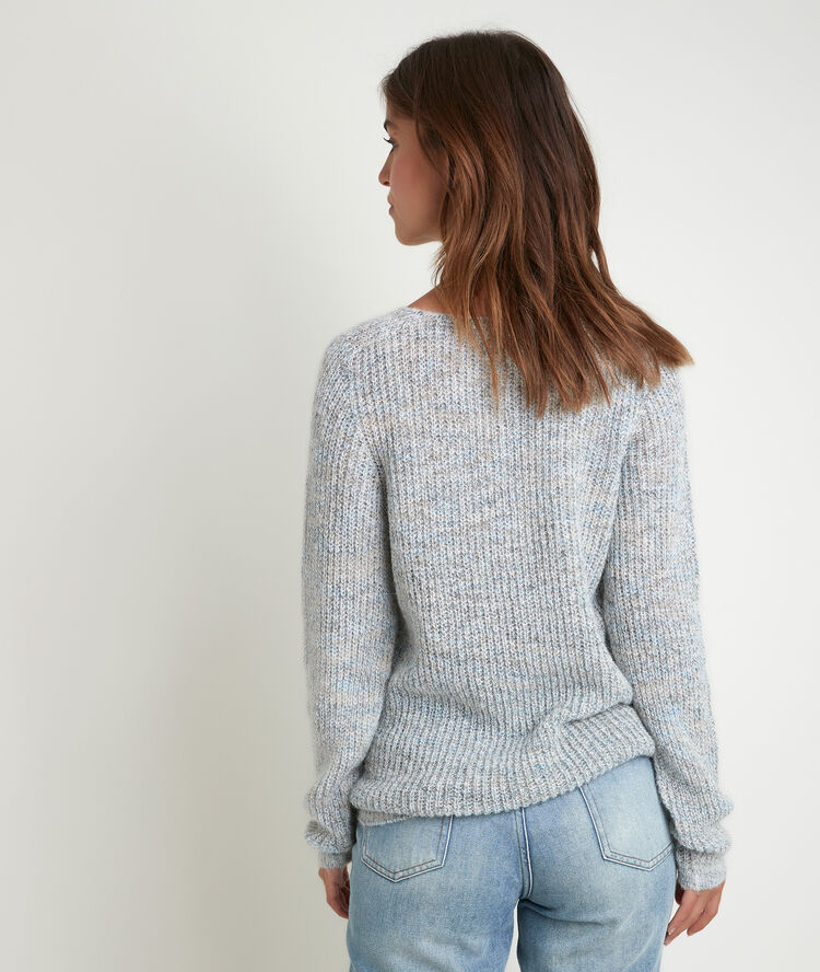 Ryan glitter pearl grey pullover.