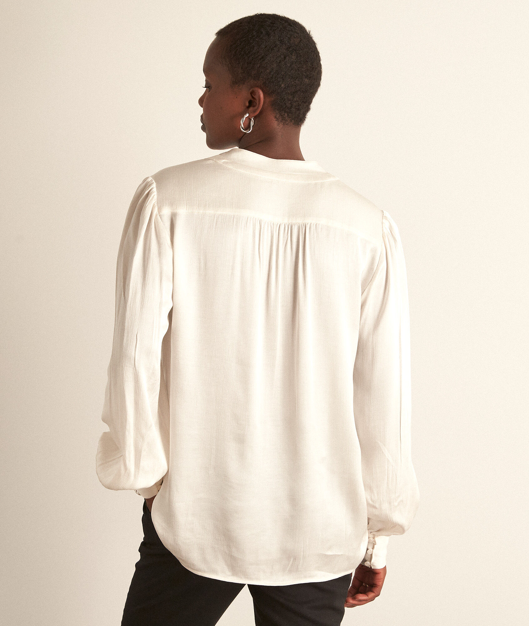 Blouse Transparente Multicolore 123 Taille 42 En Polyester - Occasion Très Bon état
