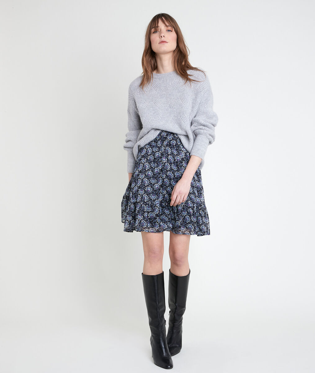 GAELLE short printed skirt | 1-2-3 GAELLE short printed skirt PhotoZ | 1-2-3