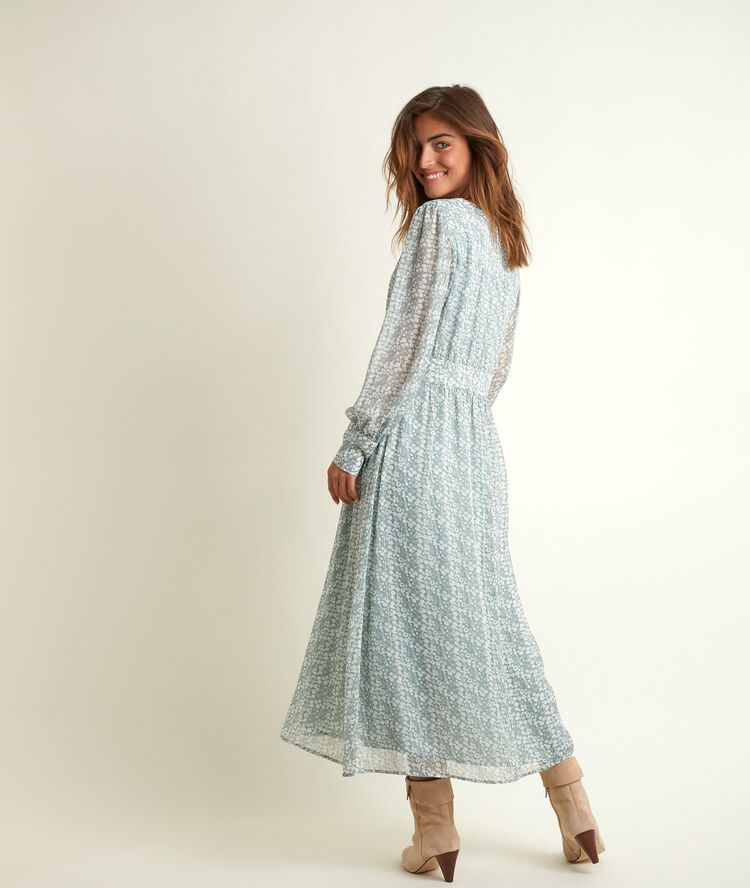 Nety long printed dress.