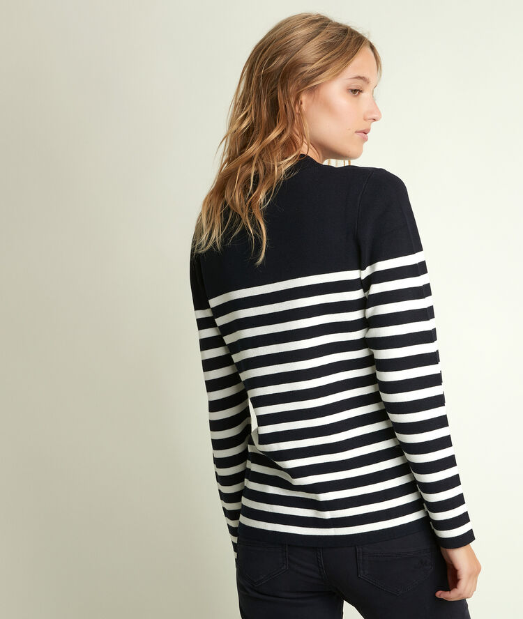 Ronan sailor pullover marine.