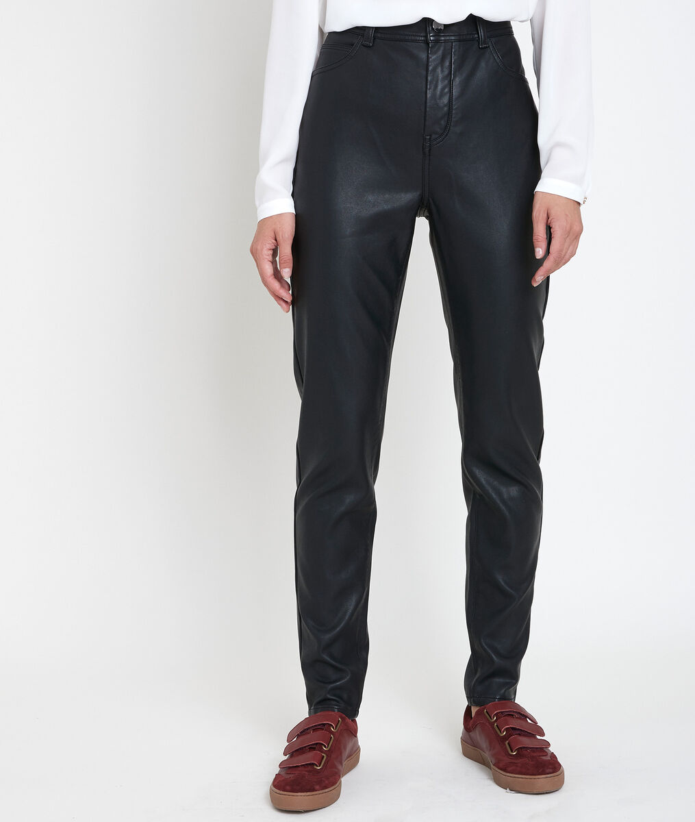 Malice faux leather slim-fit trousers | 1-2-3 Malice faux leather slim-fit trousers PhotoZ | 1-2-3