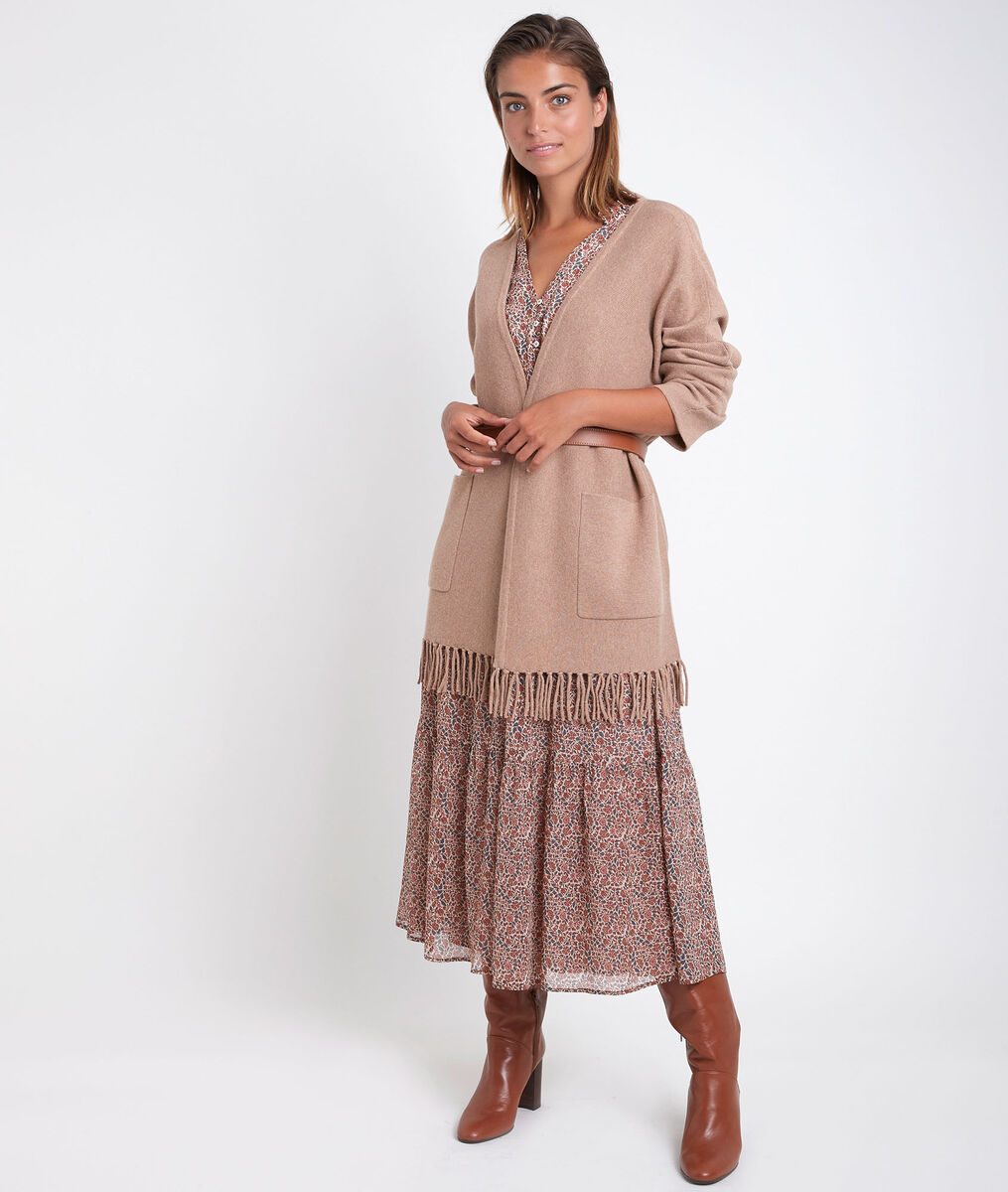 Roxie knitted jacket with tassels | 1-2-3 Roxie knitted jacket with tassels PhotoZ | 1-2-3