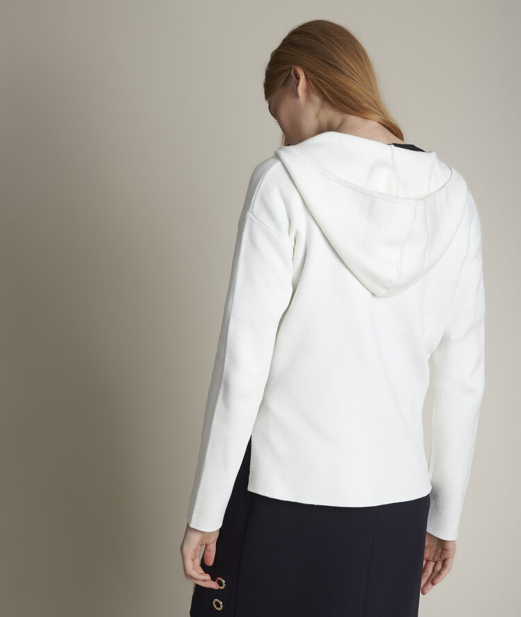 Danemone hooded jumper ecru.