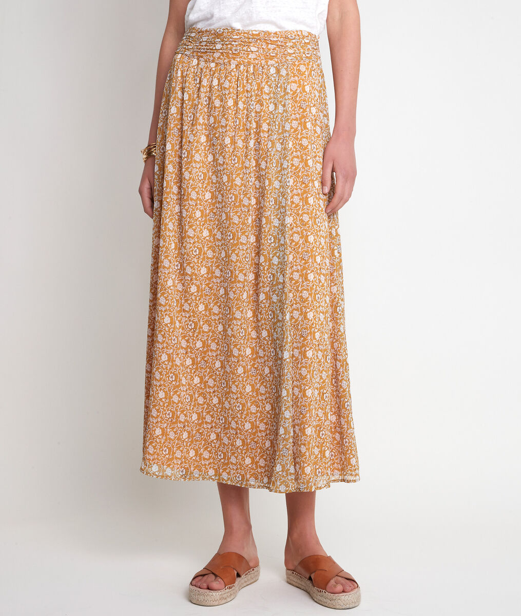 Etel bronze printed skirt | 1-2-3 Etel bronze printed skirt PhotoZ | 1-2-3