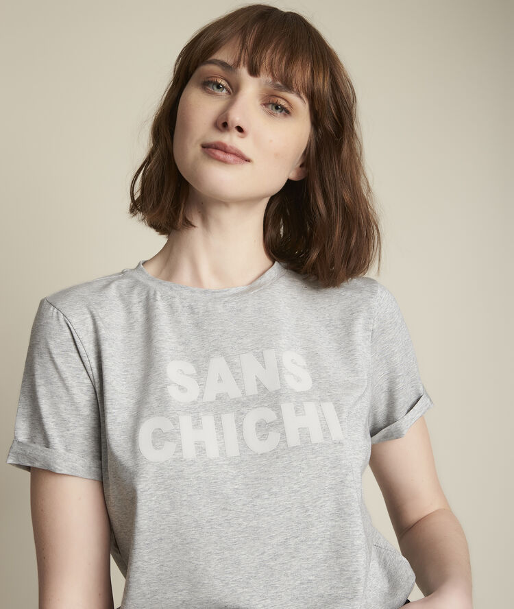 Rebelle slogan t-shirt cinnamon.