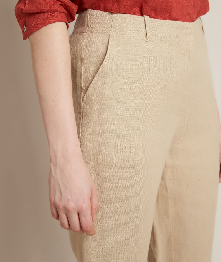 Ignacio linen chinos whitewash.