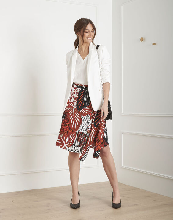 Summer mahogany print skirt | 1-2-3 Summer mahogany print skirt PhotoZ | 1-2-3