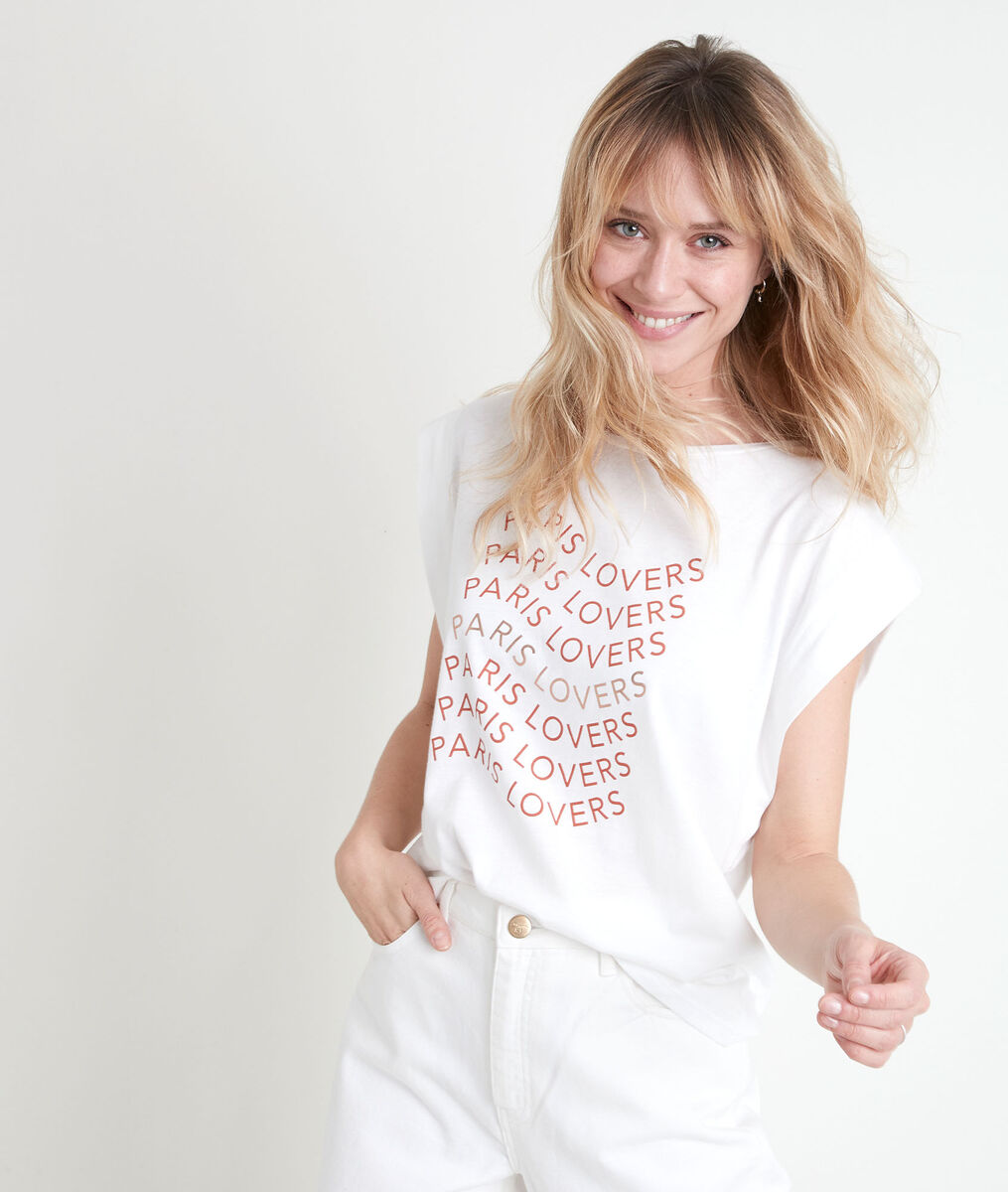 Isabelle screen-print T-shirt | 1-2-3 Isabelle screen-print T-shirt PhotoZ | 1-2-3