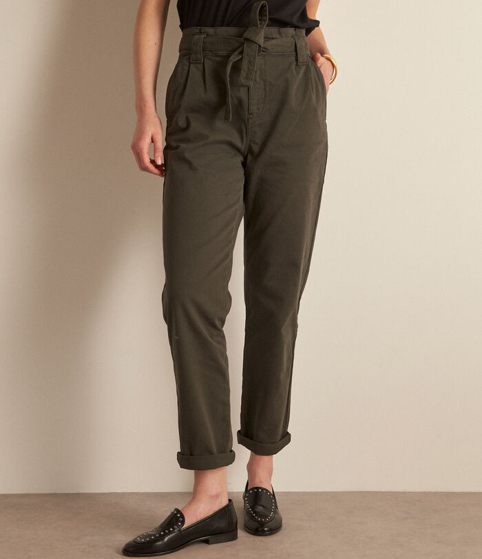 PAM sage paperbag trousers