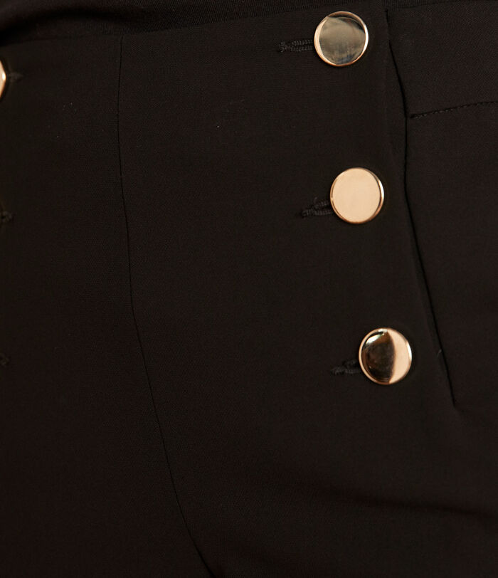 Hubert flared black tailored sailor trousers PhotoZ | 1-2-3