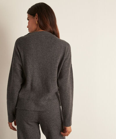Beverly grey responsible wool round-neck jumper PhotoZ | 1-2-3