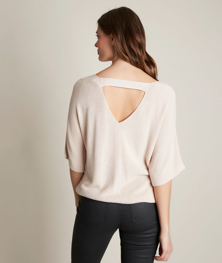 Diane sparkly nude pullover nude.