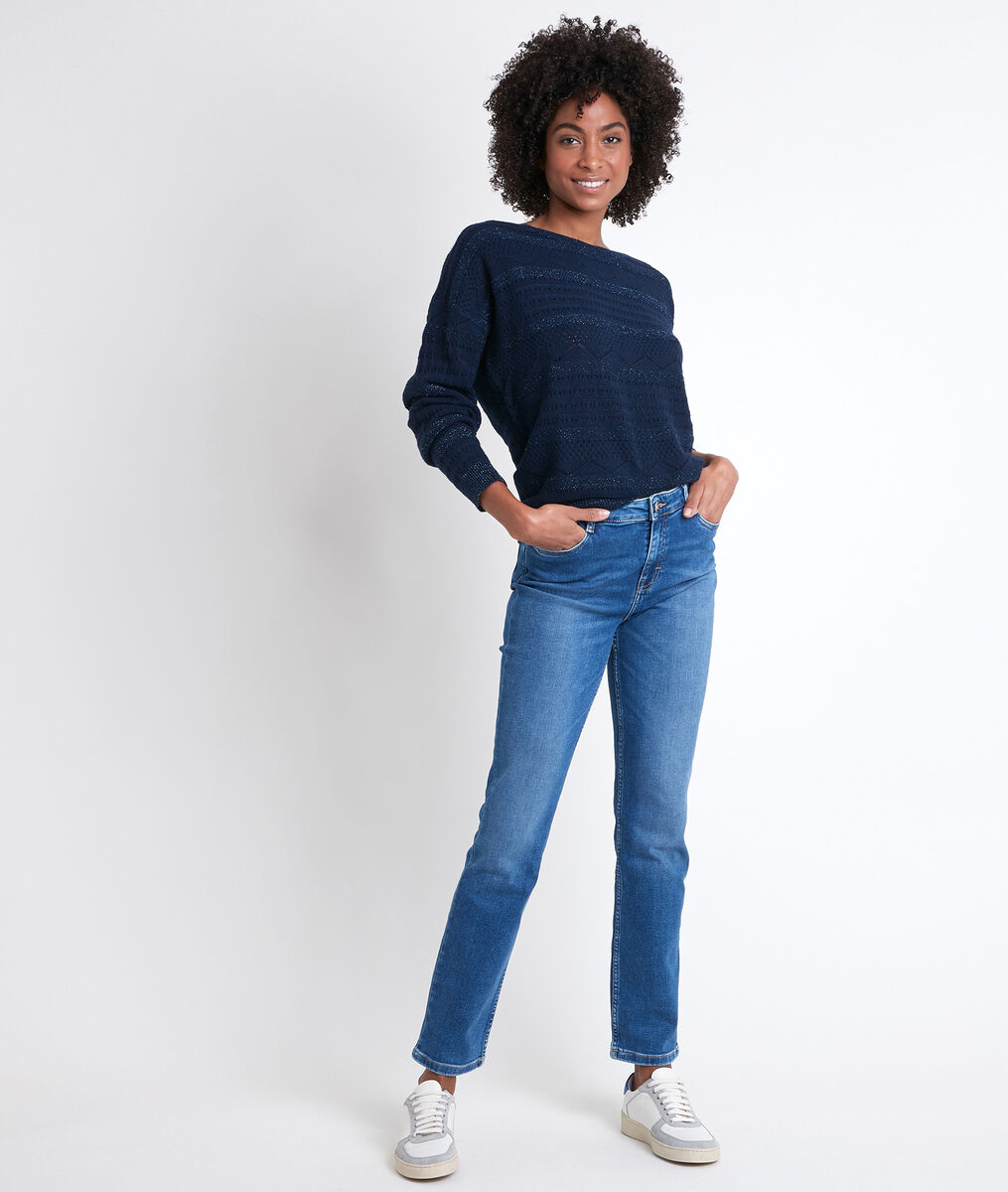 RIGGY navy openwork jumper | 1-2-3 RIGGY navy openwork jumper PhotoZ | 1-2-3