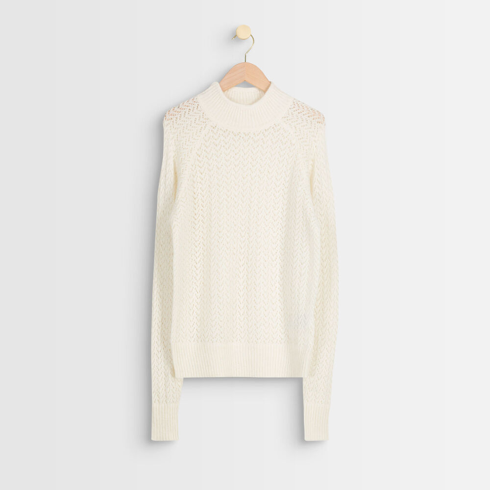 Rima ecru openwork jumper ecru.