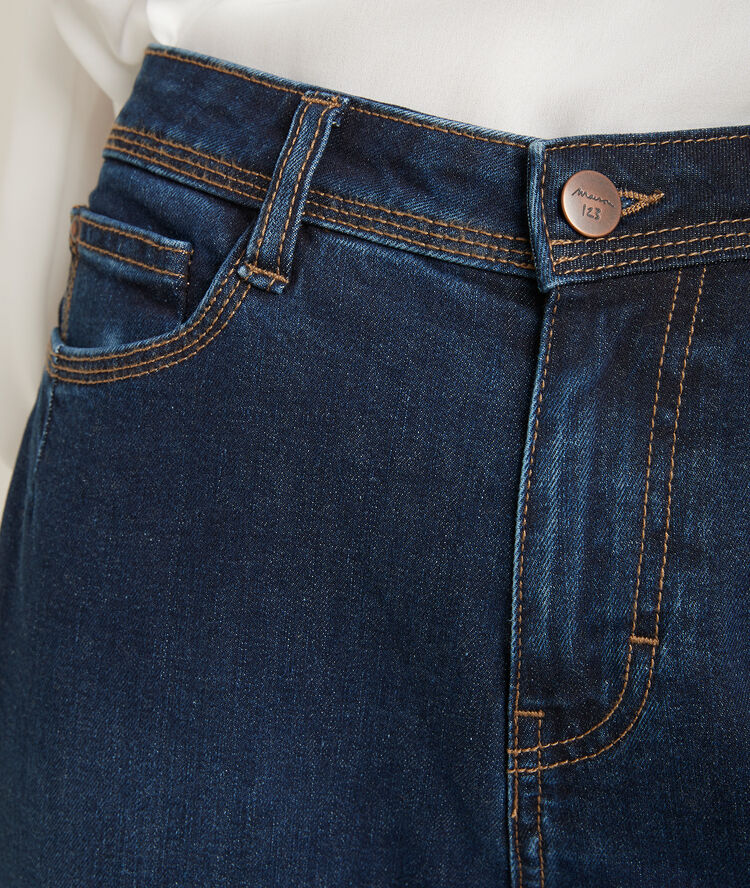 Sonia, the original 123 raw denim straight-fit jeans raw denim.