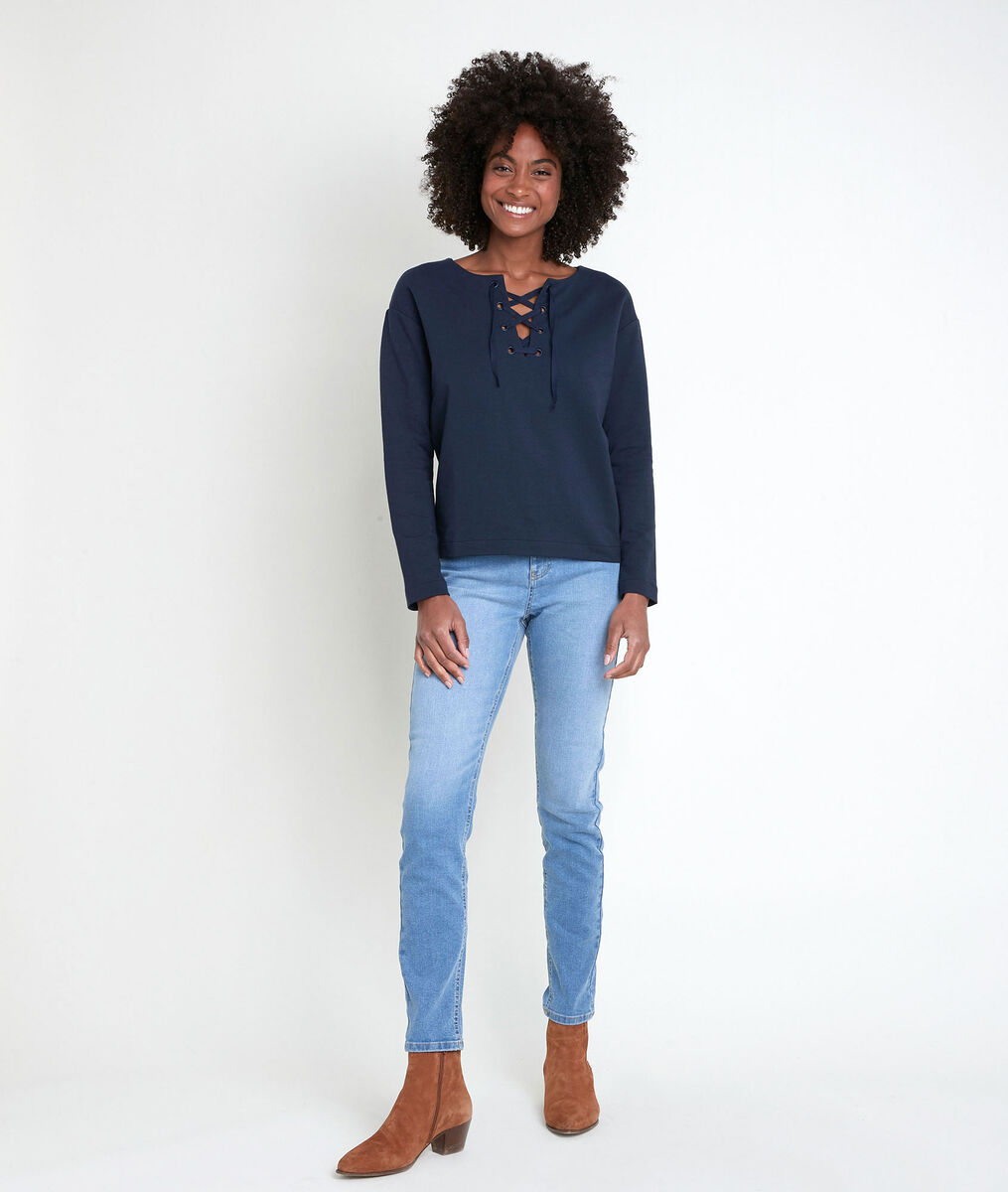 IVOIRE ink top with lace collar | 1-2-3 IVOIRE ink top with lace collar PhotoZ | 1-2-3