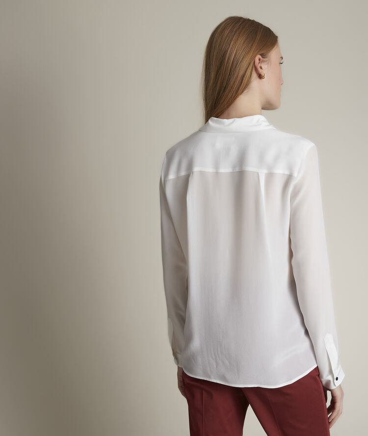 Maelle silk shirt ecru.