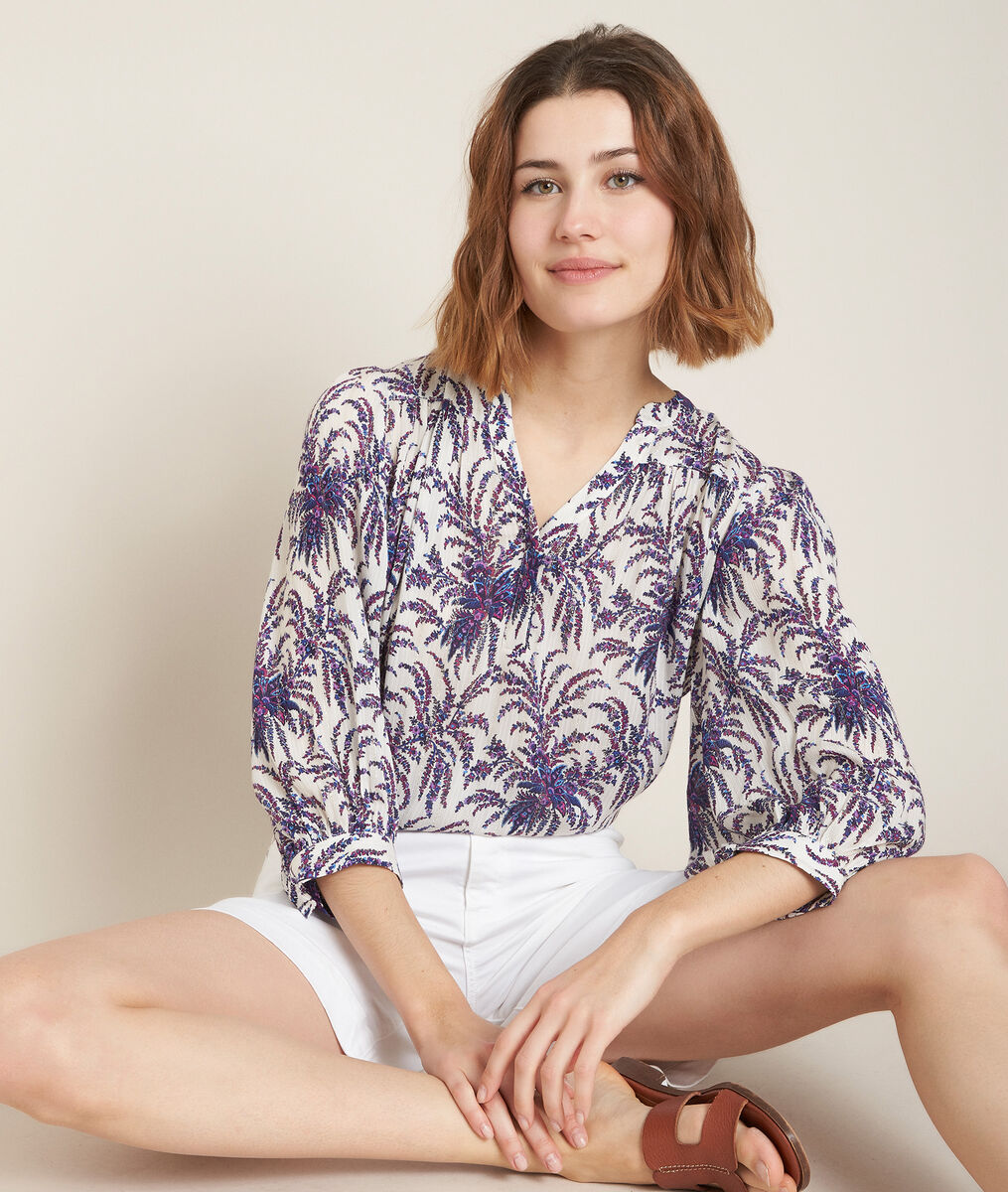 Elsa bis printed blouse | 1-2-3 Elsa bis printed blouse PhotoZ | 1-2-3