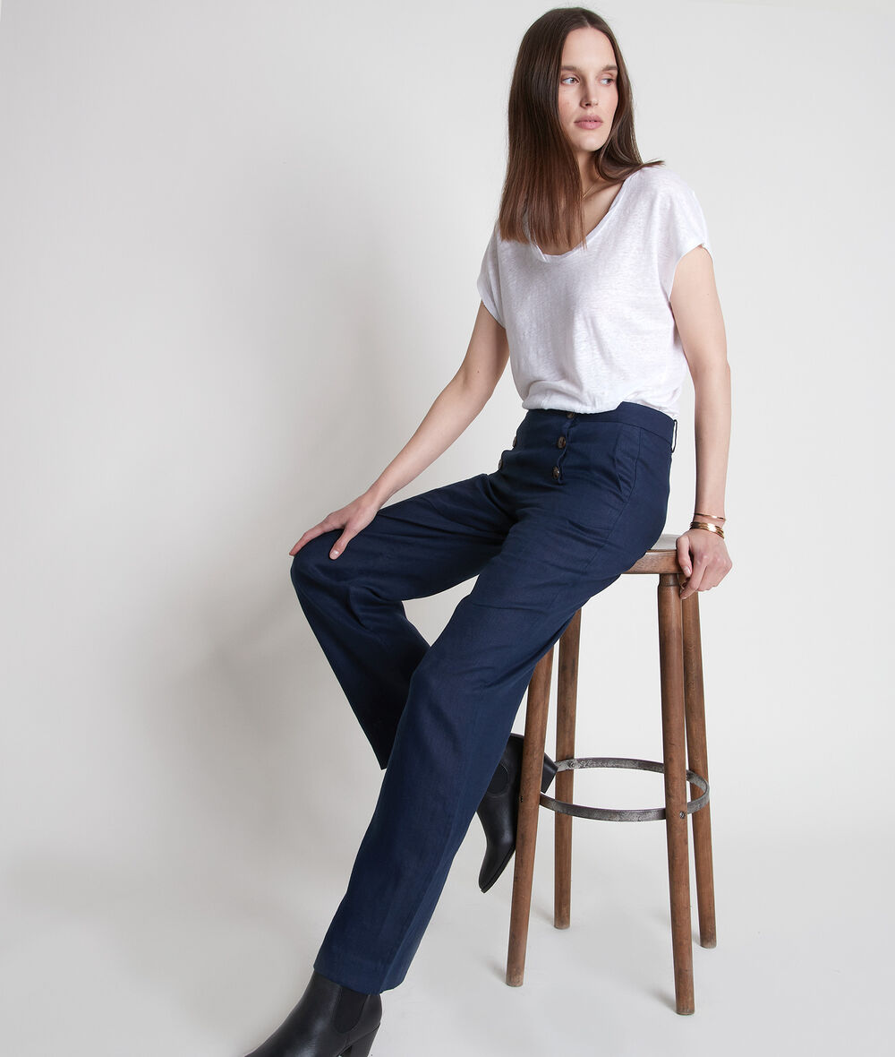 Iber certified linen sailor trousers PhotoZ | 1-2-3